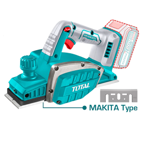 Cepillo Garlopa 20v Brushless 14000rpm 82cm Total TRLI20401