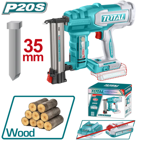 Clavadora Para Madera Inalambrica Con Clavos 20v Total TCBNLI2005