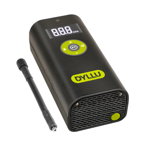 Inflador Para Auto Dyllu By Total 150psi 3 Adaptadores Bolso DTAAM572