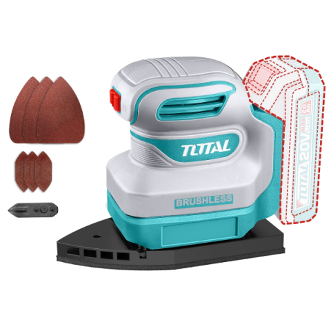Lijadora Delta 20V BL INDUSTRIAL TOTAL TPSLI2024