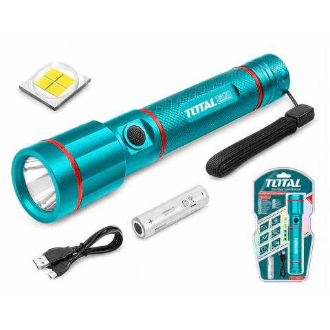 Linterna LED 450 Lumenes TOTAL