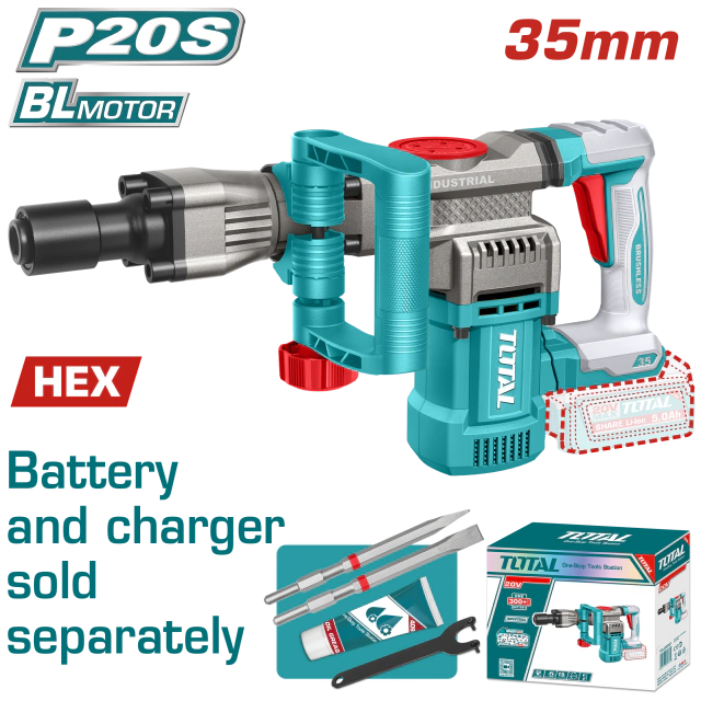 MARTILLO DEMOLEDOR 20V BL 16J | TDBLI20358