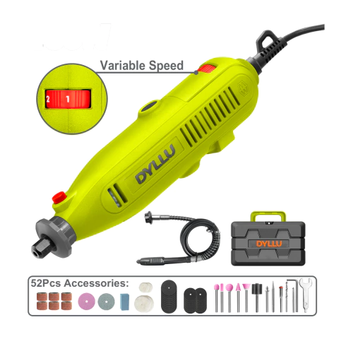 Minitorno con 52 accesorios Dyllu By Total 130w 35000rpm DTRY1D131-4