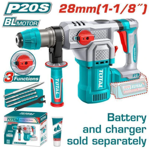 Rotomartillo SDS PLUS 20V BL 28mm TOTAL TRHLI20286