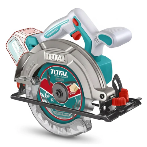 Sierra circular brushless 20v 185mm 4800 Rpm Total TSLI1851